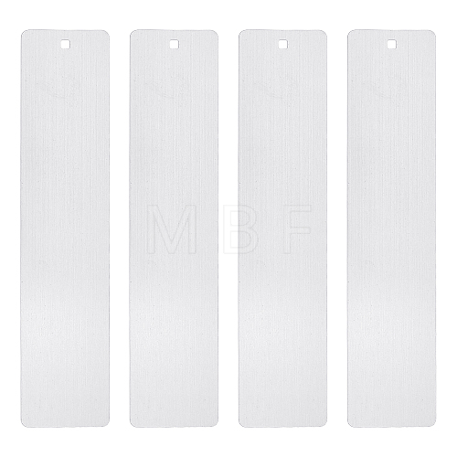 Stainless Steel Brushed Blank Bookmarks AJEW-UN0001-002-1