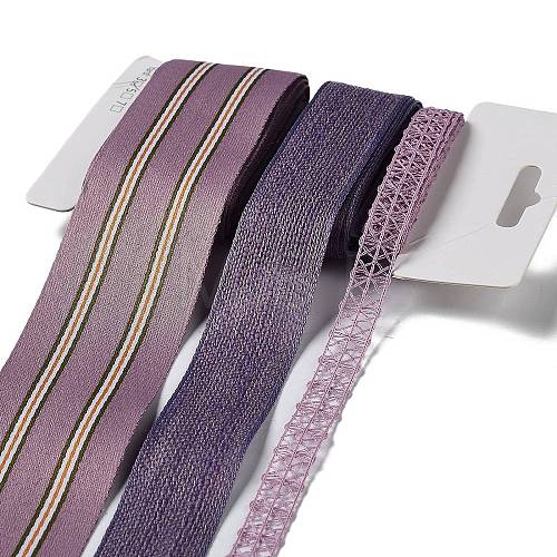 9 Yards 3 Styles Polyester Ribbon SRIB-C002-07E-1