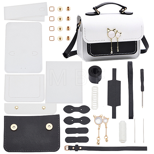 DIY Imitation Leather Sew on Women's Crossbody Bag Making Kit DIY-WH0387-30A-1