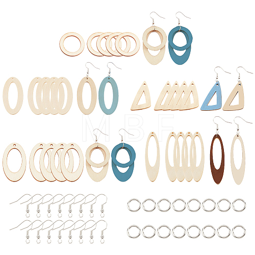   DIY Geometry Earring Making Kit DIY-PH0013-60-1
