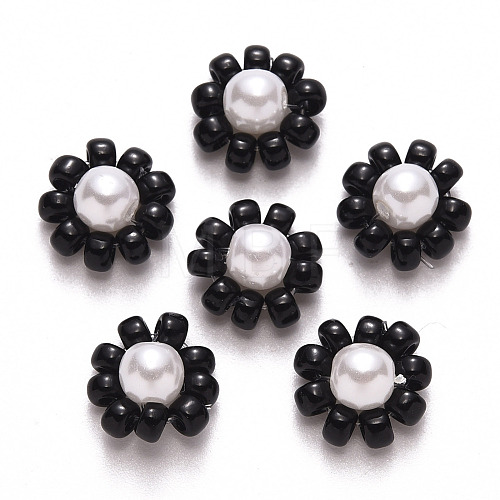 Glass Seed Beads Charms FIND-R086-05C-1