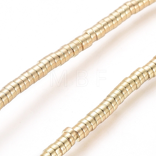 Electroplated Non-magnetic Synthetic Hematite Beads Strands X-G-G826-09G-2mm-1