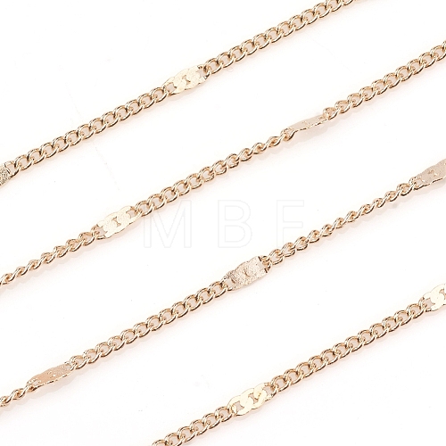 Soldered Brass Coated Iron Cable Chains CH-CJC0001-02B-KCG-1