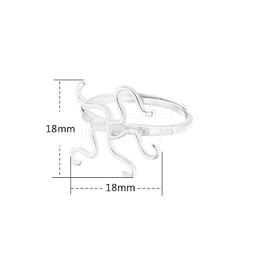 Adjustable 925 Silver Ring Adjustable Ring Findings PW-WG95003-02-1