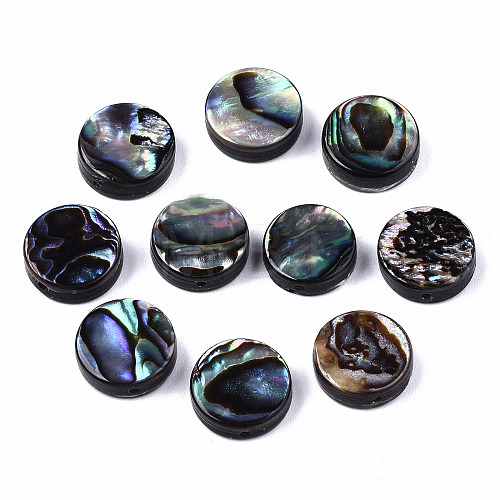 Natural Abalone Shell/Paua Shell Beads SSHEL-T014-14B-1