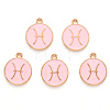 Alloy Enamel Pendants ENAM-S124-01A-09H-2