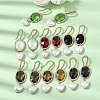 Brass Micro Pave Cubic Zirconia Dangle Earrings EJEW-G471-10G-1