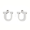 201 Stainless Steel Charms STAS-N091-176U-P-1