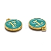 Initial Letter A~Z Alphabet Enamel Charms ENAM-X0018-15-3