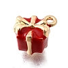 Zinc Alloy Enamel Charms FIND-U029-01G-01-2