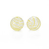 Transparent Handmade Blown Glass Globe Beads GLAA-T012-35A-01-2