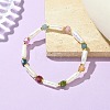 Natural Tourmaline & Cultured Freshwater Pearl Beaded Bracelets BJEW-JB14045-01-1