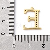 Rack Plating Brass Micro Pave Cubic Zirconia Pendant KK-H449-76G-01-4