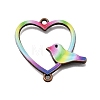 Rainbow Color Alloy Enamel Colorful Links Connector Charms FIND-C097-02B-R-1