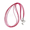 1MM Waxed Cord 5-Strand Necklace Making MAK-C005-01P-1