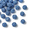 30Pcs Pave Disco Ball Beads RB-YW0001-14C-1