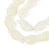 Frosted Glass Beads Strands GLAA-T023-40C-08-3