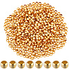 2000Pcs Brass Crimp Beads KK-SP0002-62G-1