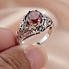 Alloy and Rhinestone Finger Rings for Women FS-WG94321-02-2