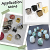 30Pcs 5 Colors Brass Finger Rings RJEW-SC0001-40-7