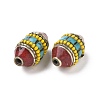 Handmade Tibetan Style Beads TIBEB-C002-06AS-3