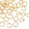 Brass Open Jump Rings KK-G604-08G-09-1