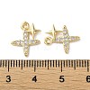 Brass Micro Pave Cubic Zirconia Charms X-KK-F872-13G-3