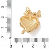 Brass Pendants KK-CBAED11-01B-G-3