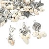 14Pcs 7 Styles Sea Animals Alloy Pendants PALLOY-JF05522-01-2