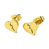Thanksgiving Day Theme 304 Stainless Steel Stud Earrings EJEW-B041-01G-04-1