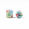 Handmade Polymer Clay Bead Strands X-CLAY-T020-10E-3