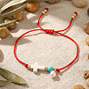 Adjustable Glass Charm Bracelets DL3128-3