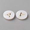 Natural Freshwater Shell Pendants SHEL-Q311-008A-3