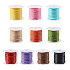  10 Rolls 10 Colors Waxed Polyester Cords YC-TA0001-04-2