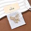 SHEGRACE Brass Micro Pave Clear Cubic Zirconia Pendants XGRQ29352-394G-B-6