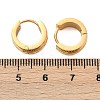 304 Stainless Steel Polishing Effect Hoop Earrings EJEW-M001-37G-5