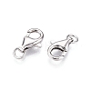 Anti-Tarnish 925 Sterling Silver Lobster Claw Clasps STER-N016-37P-2