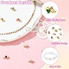 16Pcs 8 Colors Brass Micro Pave Cubic Zirconia Multi-Strand Links FIND-CJ0005-87-3