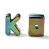 UV Plating Rainbow Iridescent Acrylic Beads OACR-C012-01D-3