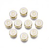 Alloy Enamel Beads X-ENAM-N052-006-01D-RS-1