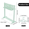 1 Set Coat Hanger Shaped Acrylic Earring Display Stands EDIS-CP0001-15B-2