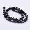 Natural Black Onyx Beads Strands X-G-H1567-10MM-2