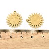 304 Stainless Steel Pendants STAS-H251-02B-G-3
