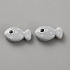 Handmade Porcelain Beads PORC-WH20001-02T-1