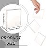 Square Transparent Acrylic Display Base DJEW-WH0034-50C-2