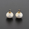 ABS Plastic Imitation Pearl Pendants KK-N242-019-3
