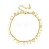 Brass Charm Bracelets BJEW-C140-06G-4