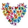 100Pcs 10 Colors Transparent Flat Back Resin Rhinestone Cabochons CRES-SZ0001-04-5