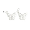 Brass Micro Pave Cubic Zirconia Charms KK-H532-15S-1