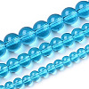 Transparent Glass Beads Strands GLAA-T032-T6mm-06-4